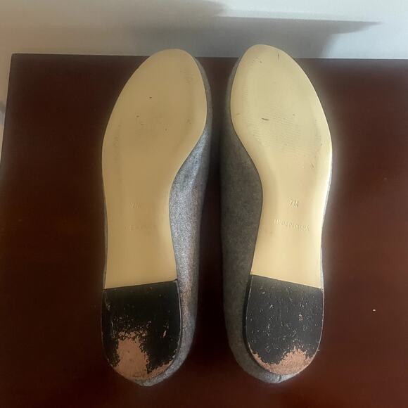 Talbots Womens Gray Scottie Loafers Sz 7 - Picture 5 of 8